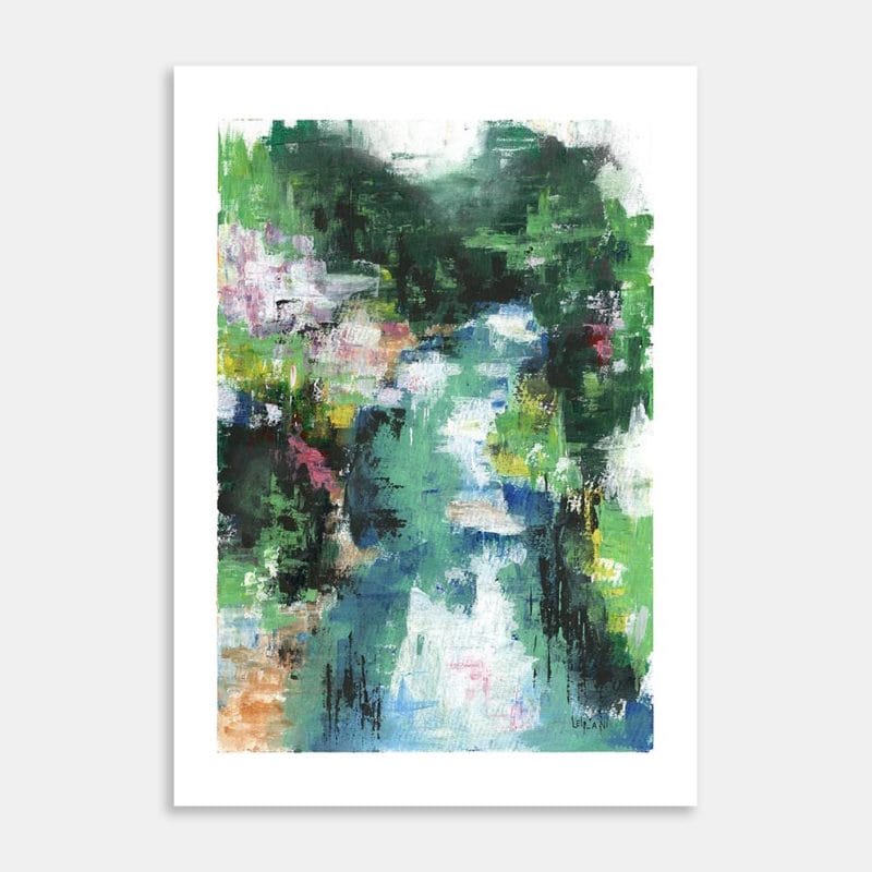 Landscape Art Print By Leilani Robinson