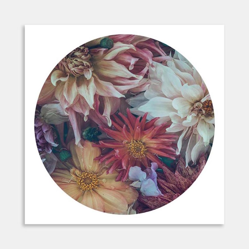 Essence Circular Art Print by Marina de Wit