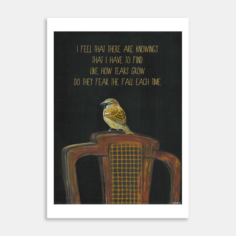 Sparrow Sayings Art Print By Sam RB