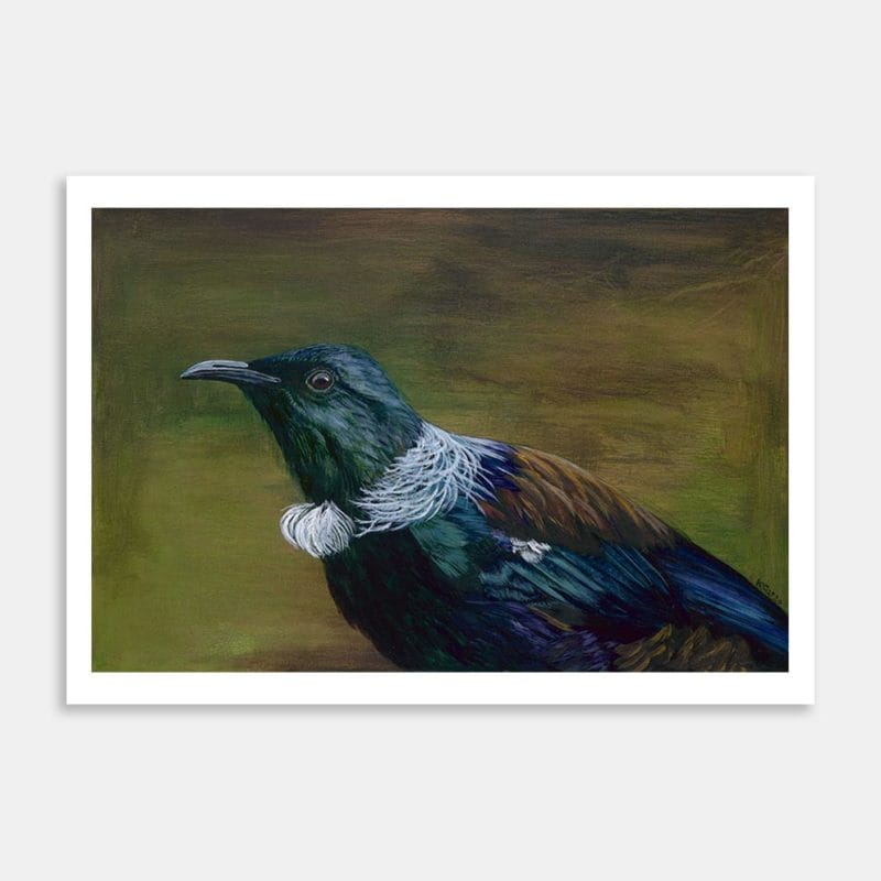 Lockdown Tui Art Print By Keryn Grogan