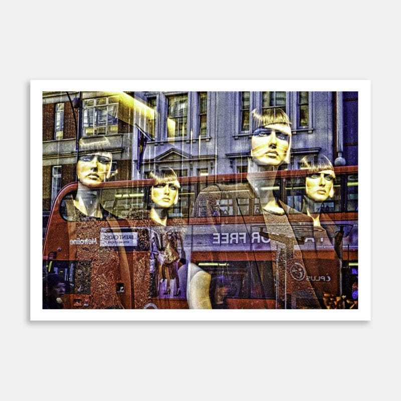 Oxford Street No.37 Art Print By Peter Arnold