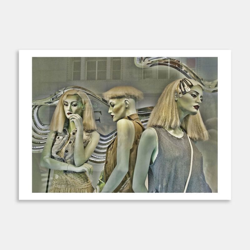 Three Ladies of Oxford Street Art Print By Peter Arnold