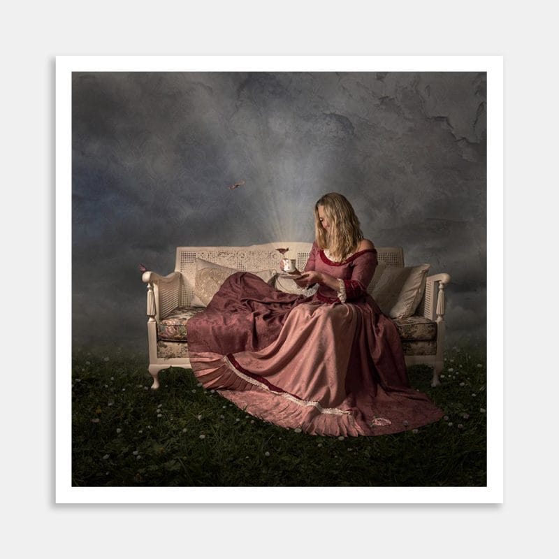 Cup Of Sunshine Art Print By Julia Rae