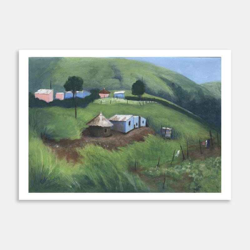 Beyond Lusikisiki Art Print By Carol Tarboton
