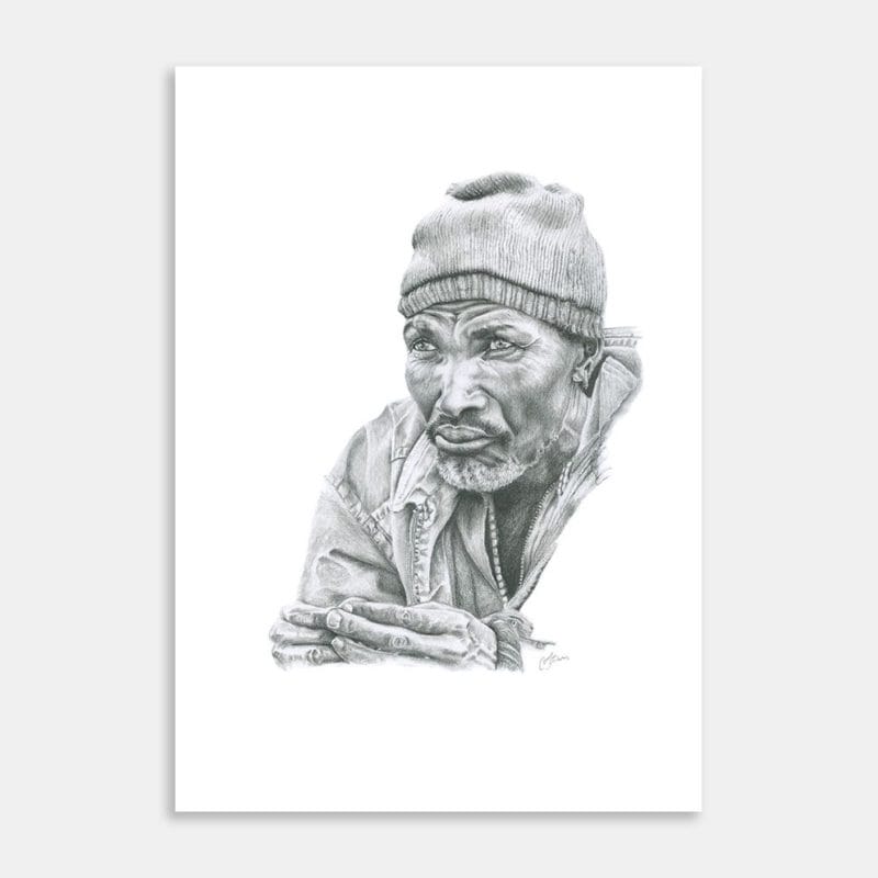 Tribal Leader Of Laikipia Art Print By Carol Tarboton