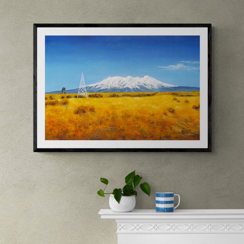 Ruapehu Art Print By Colleen Tetley - Image 2