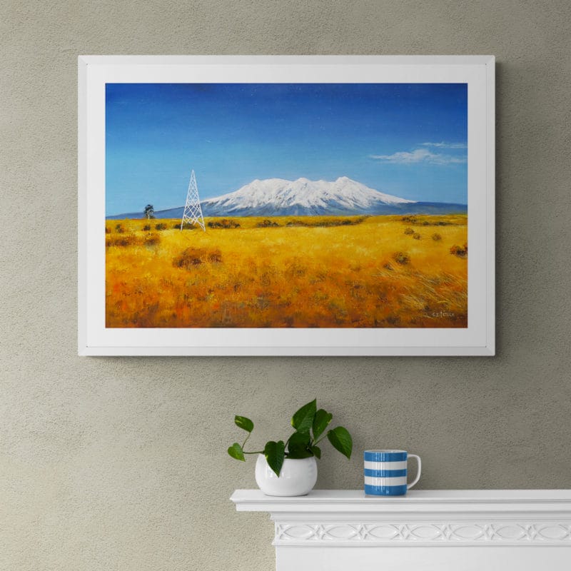Ruapehu Art Print By Colleen Tetley - Image 4