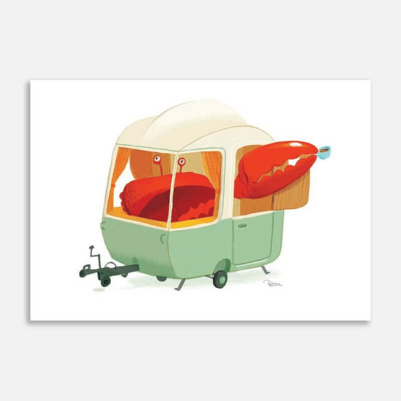 Crab Art Print By Daron Parton