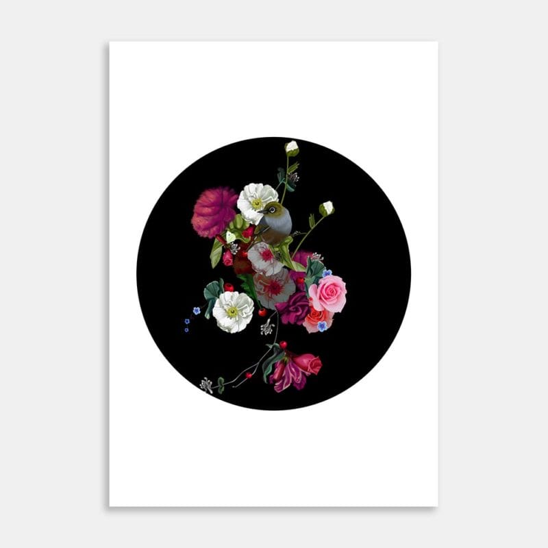 Soft Callings Round Art Print By Rachel Allen