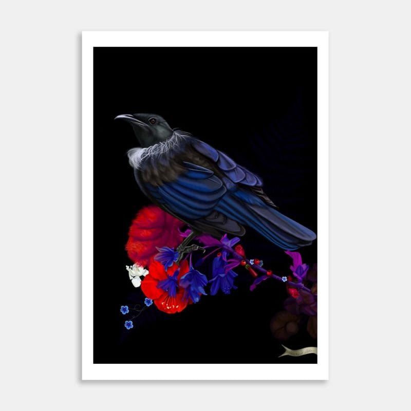 Tui Kikorangi Art Print By Rachel Allen