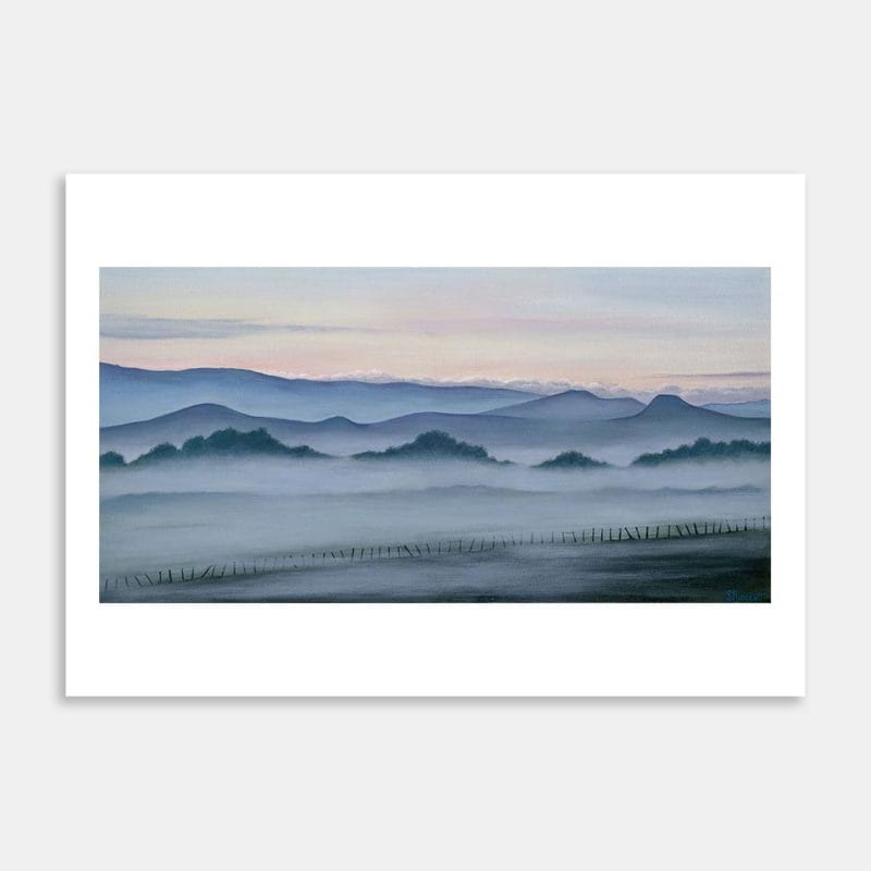 Landscape Art Print By Sue Lockett