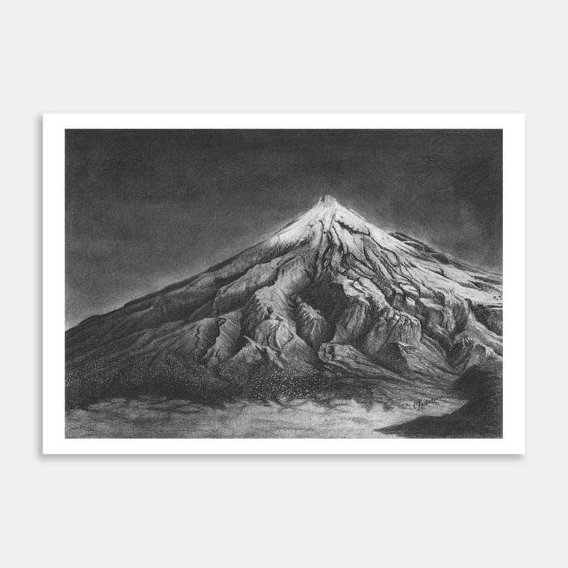 Mt Taranaki Art Print By Carol Tarboton