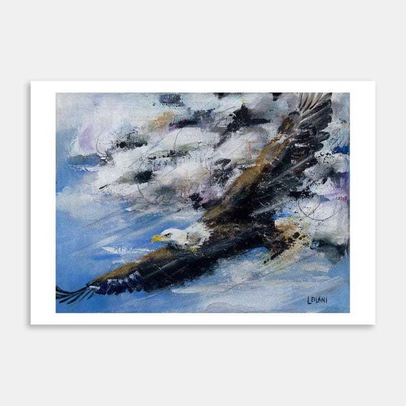 On Wings Art Print By Leilani Robinson