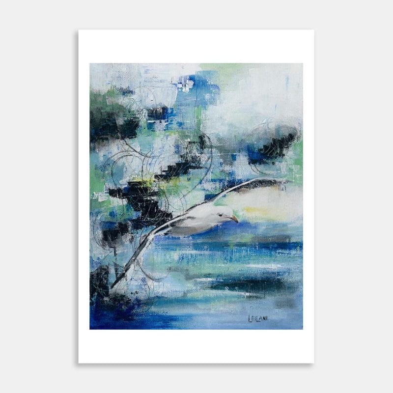 Out Of The Storm Art Print By Leilani Robinson