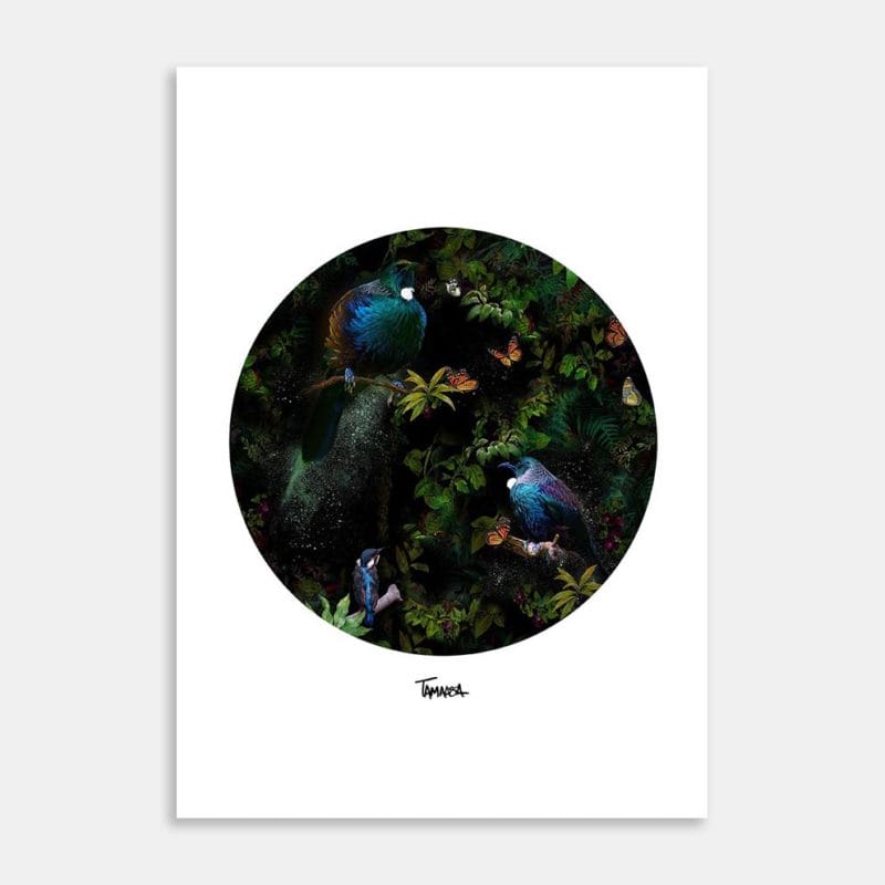 Tui LOVE Art Print By Tabitha Maxwell