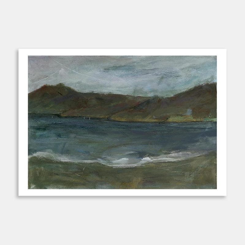 Safe Mooring Art Print By Gae Webster