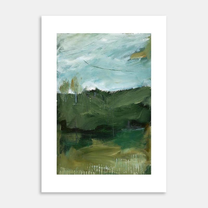 The Breeze Playing In The Paddock Art Print By Gae Webster