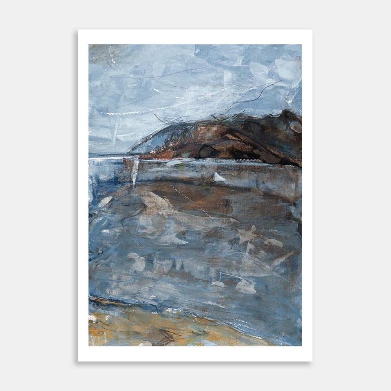 Laughing Wind - Ebbing Tide Art Print By Gae Webster