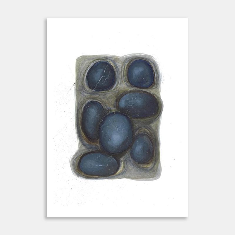 The Pebbles Lay Quietly In The Shallows Art Print By Gae Webster