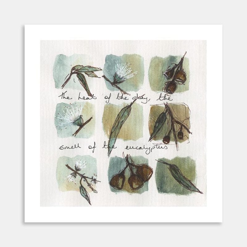 The Smell Of The Eucalyptus Art Print By Gae Webster