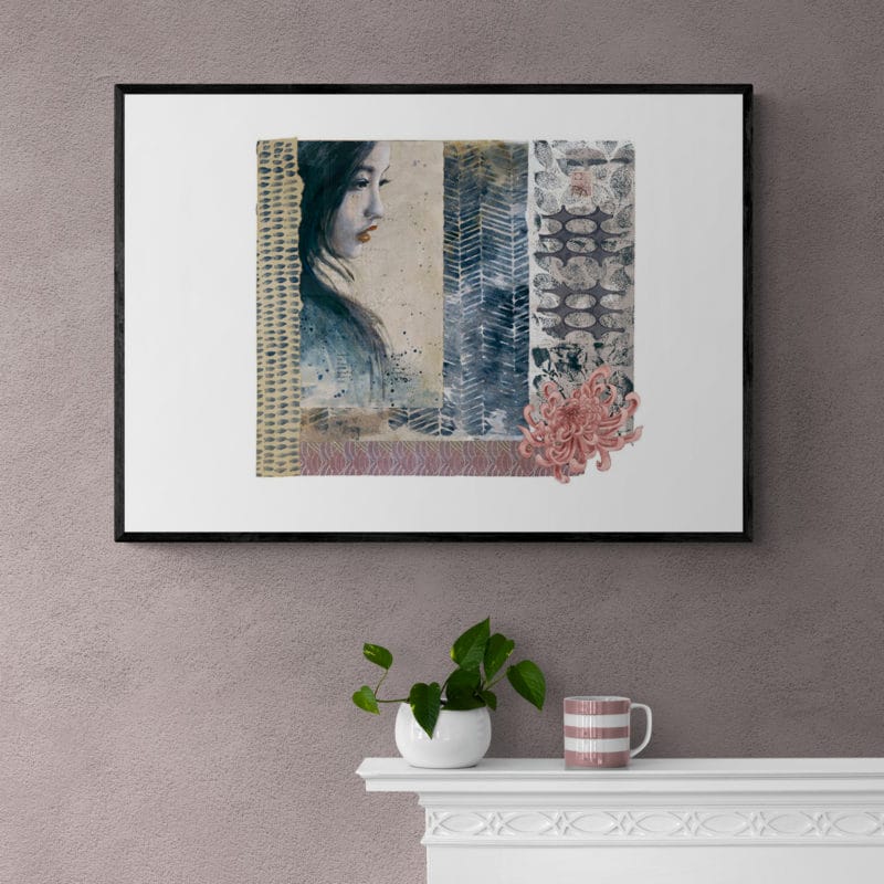 Kiku Art Print By Cathy Davies - Image 2