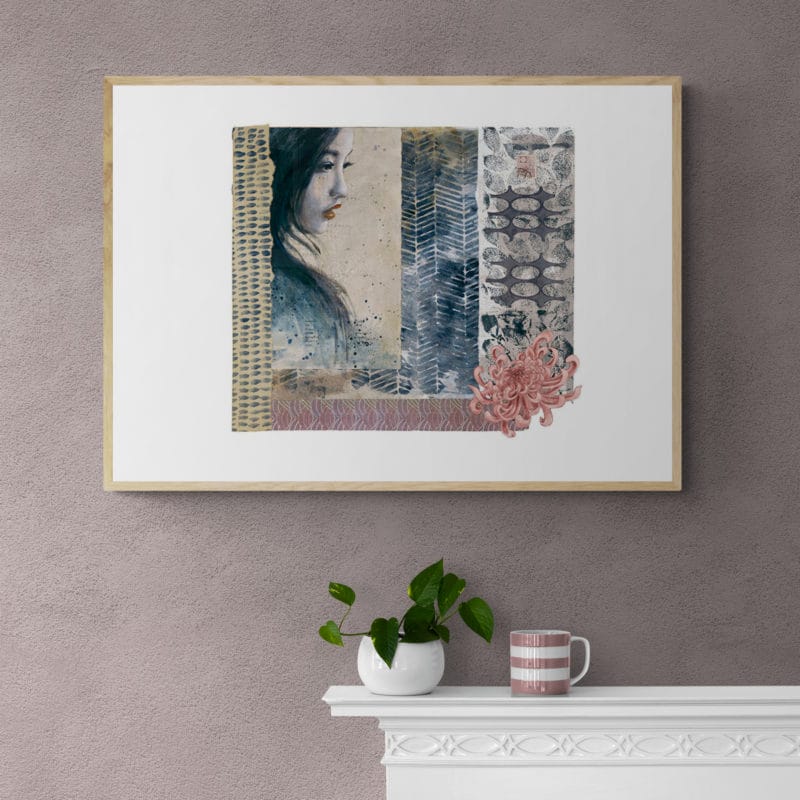 Kiku Art Print By Cathy Davies - Image 3