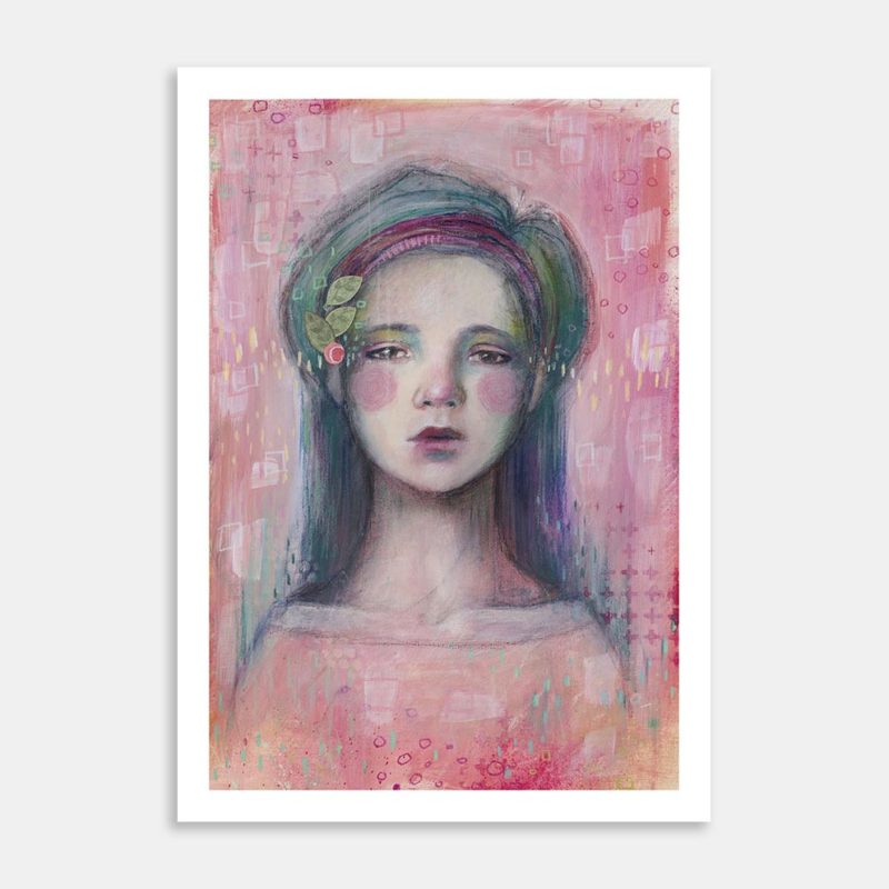 Rosie Art Print By Cathy Davies