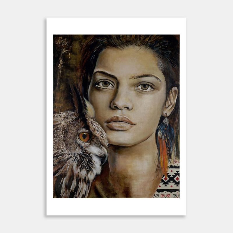 Messenger Art Print By Kim Hill