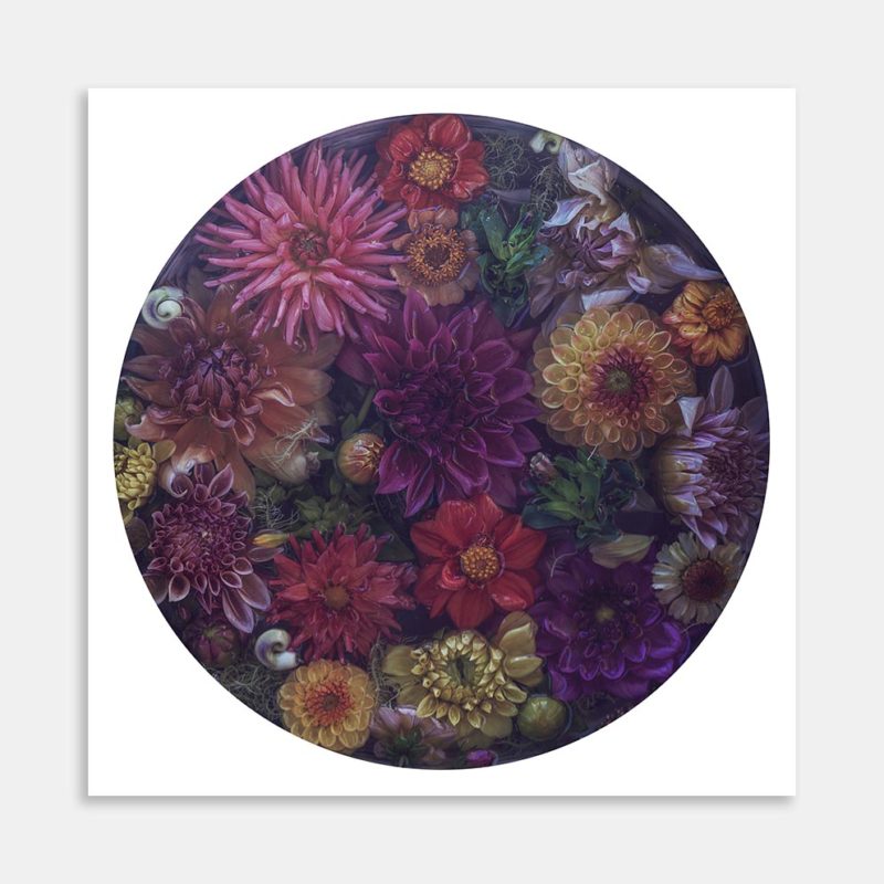Shades Of Purple Art Print by Marina de Wit