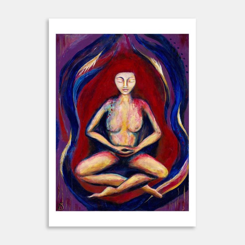 Sensual Innocence Art Print By Damiët Loor