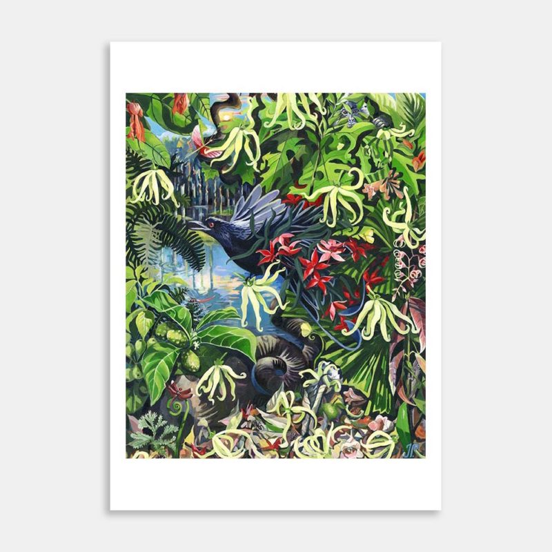 Into the Wilderness Art Print By Tracey Purkis