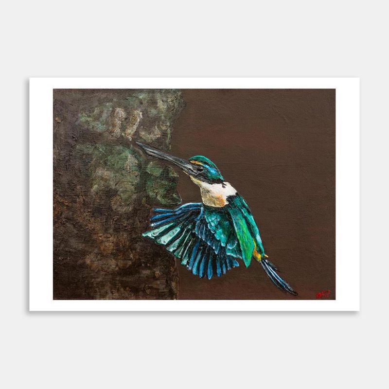 Kingfisher Art Print By Dawn Duthie