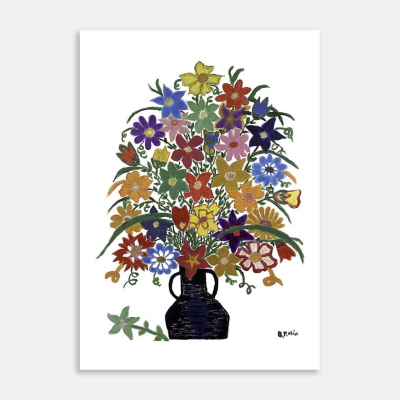 Flowers For You Sweetheart Art Print By Bearnadette. P. Niu