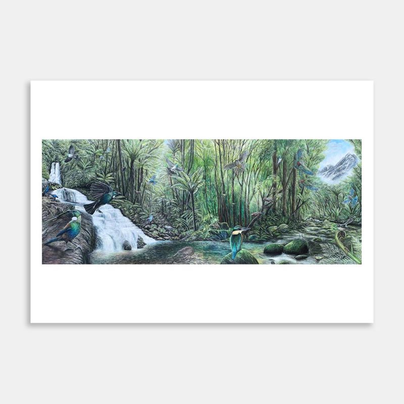 Flow of the Forest Art Print By Jacobs Artwork