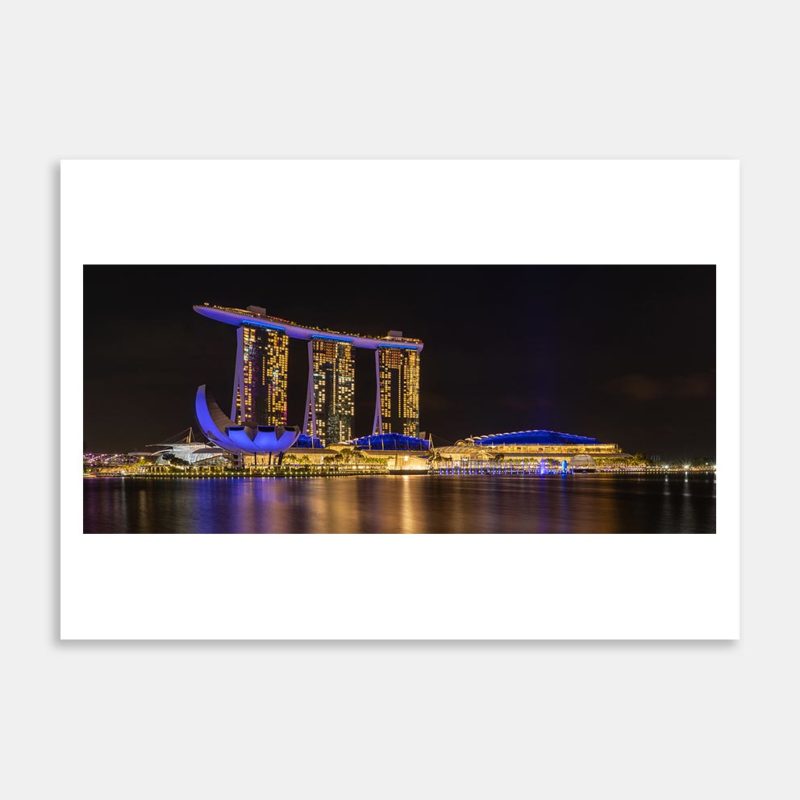 Marina Bay Sands, Singapore Art Print By Carl Nehore