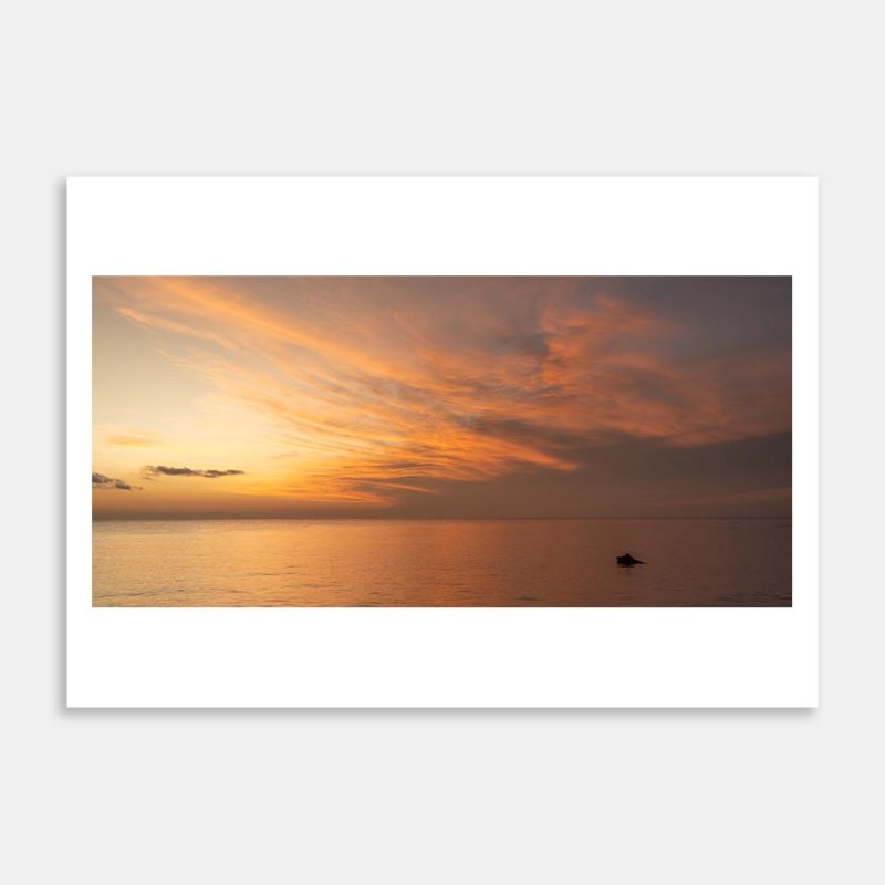 Tanna Island Sunset, Vanuatu Art Print By Carl Nehore