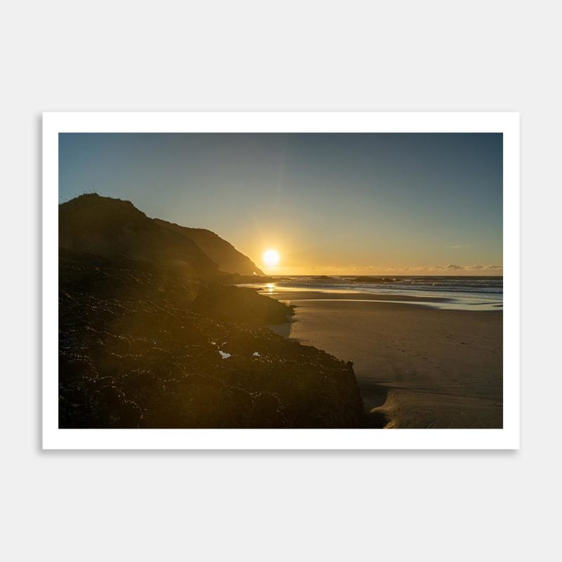 Wharariki Beach Sunset 2 Art Print By Carl Nehore