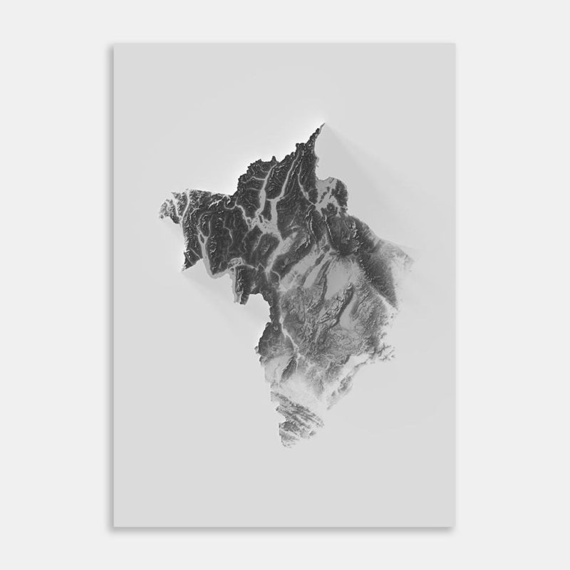 Otago Topography Art Print By Hamish Visser