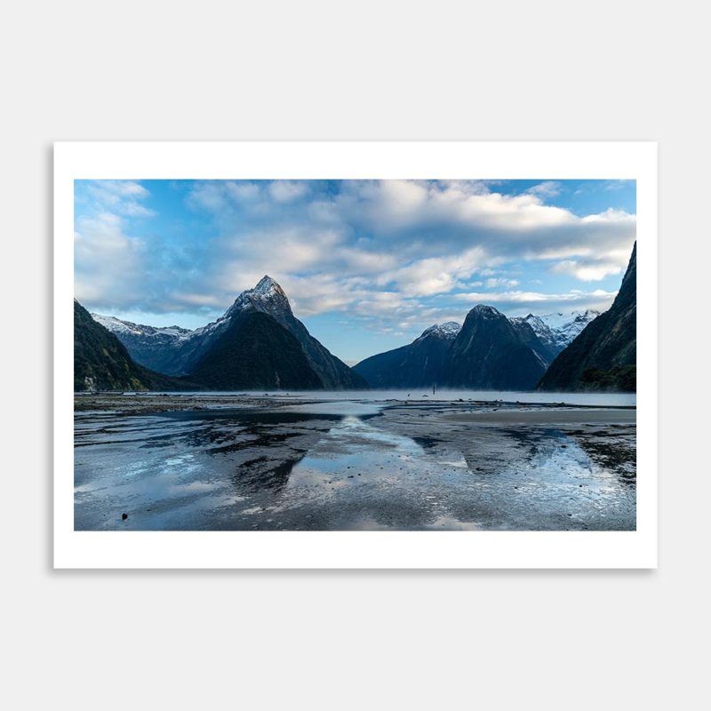 Milford Sound Reflection Art Print By Carl Nehore