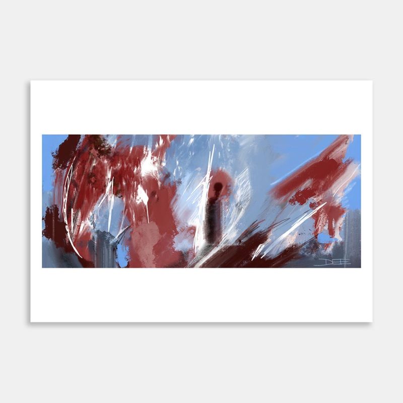 Lost In The Maelstrom Art Print By Dee Warring