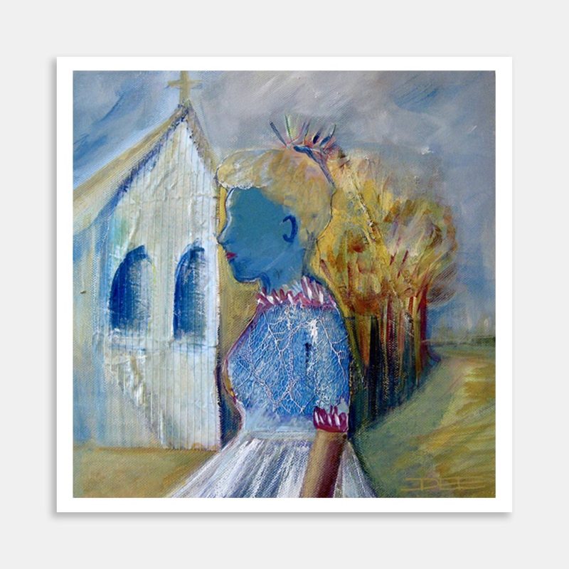 The Reluctant Bride Art Print By Dee Warring