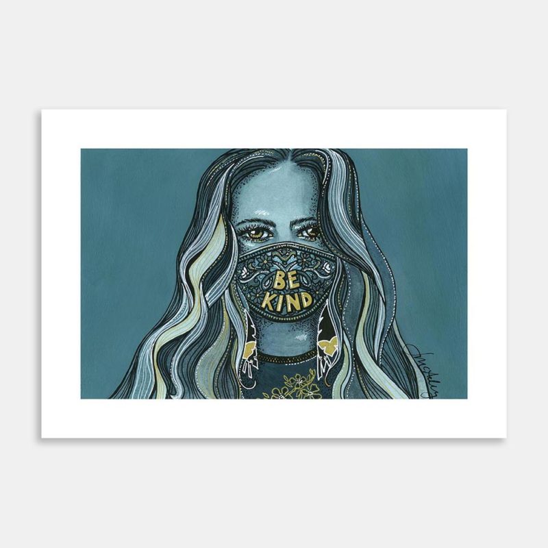 Be Kind Art Print By Jodi McAuley