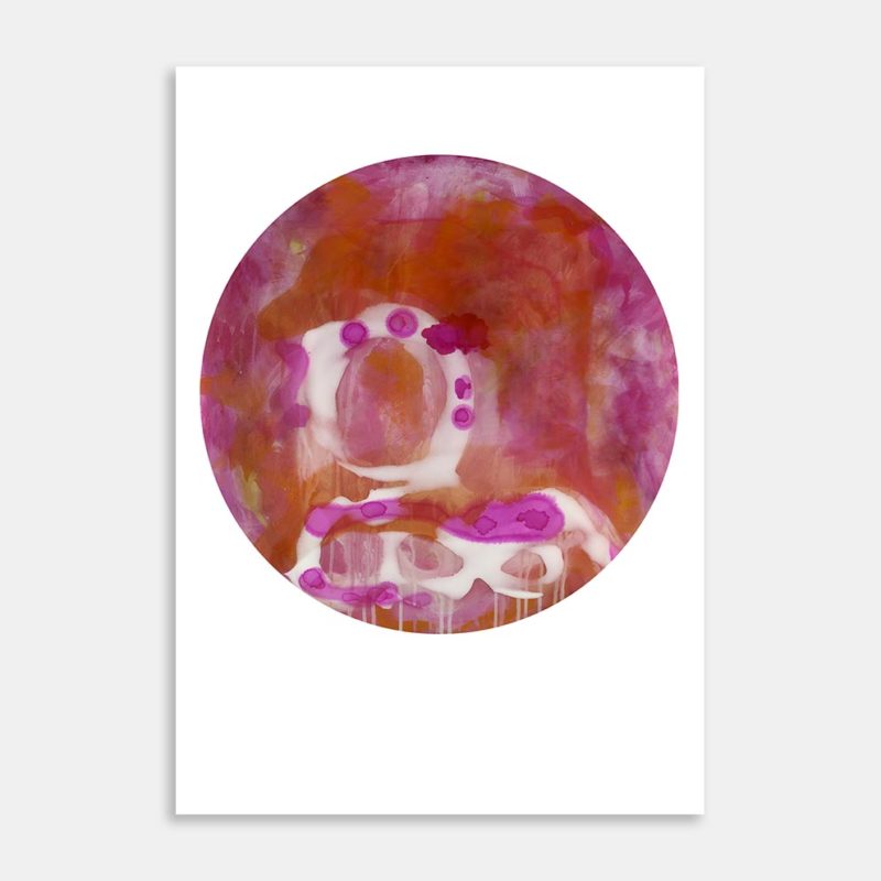 Beautiful View Circle Art Print By Sue MacDougall