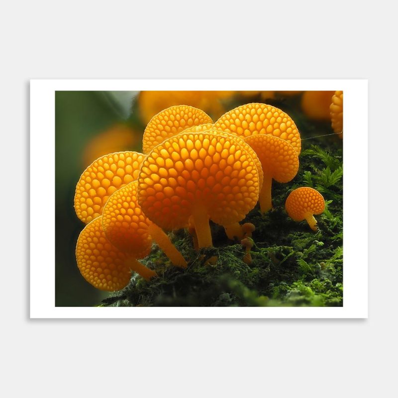 Favolaschia Claudopus 4 Art Print By Benny Chia