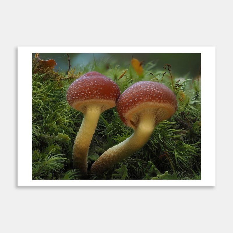 Hypholoma Australianum 1 Art Print By Benny Chia