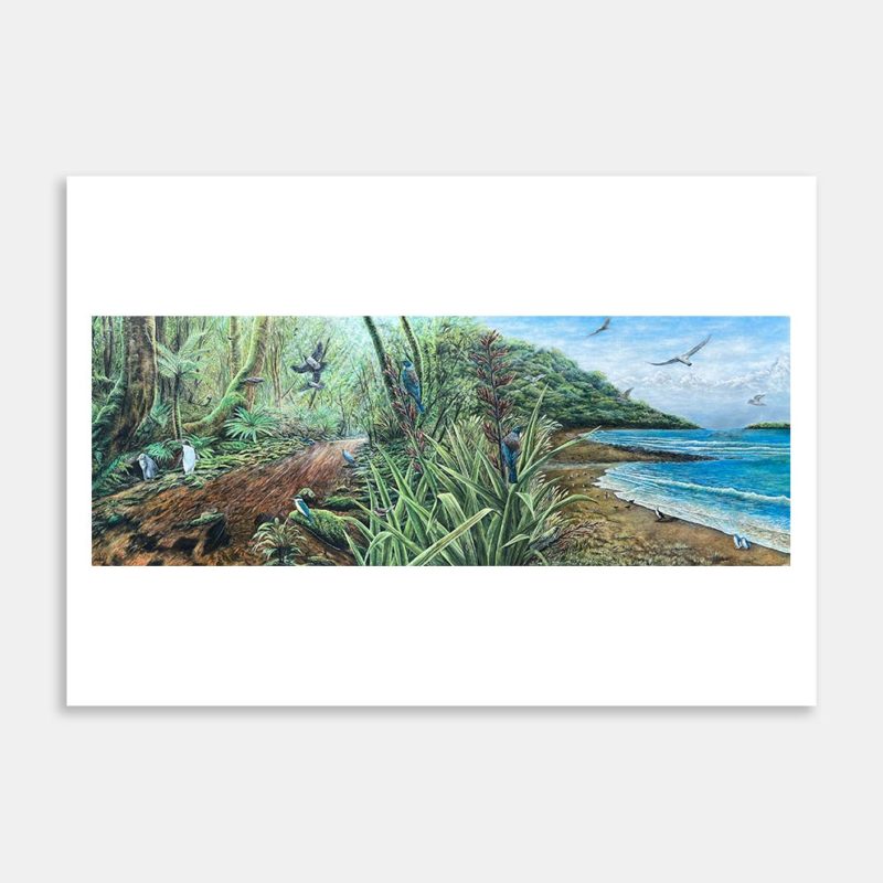 Native Coastline Art Print By Jacobs Artwork