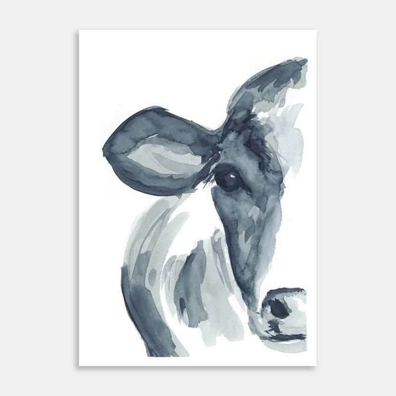 Blue Daisy Art Print By Jo Jago