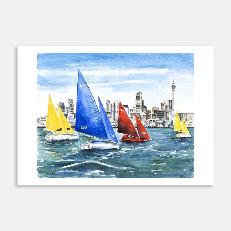 Auckland Anniversary Art Print By Sarah-Jane Smith