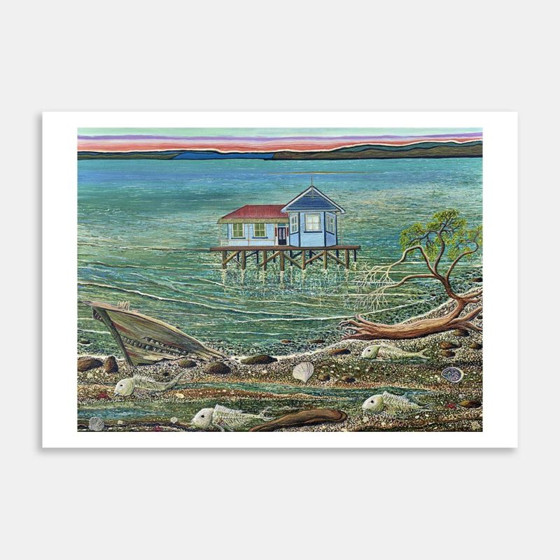 Fishheads Art Print By Wayne Holmes