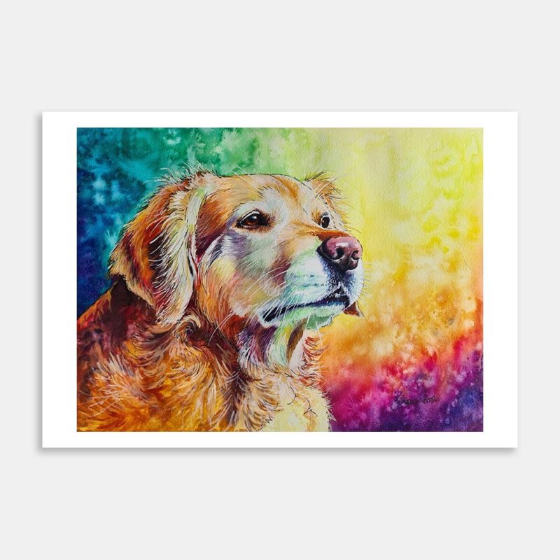 One Last Look Art Print By Yvonne Brooks